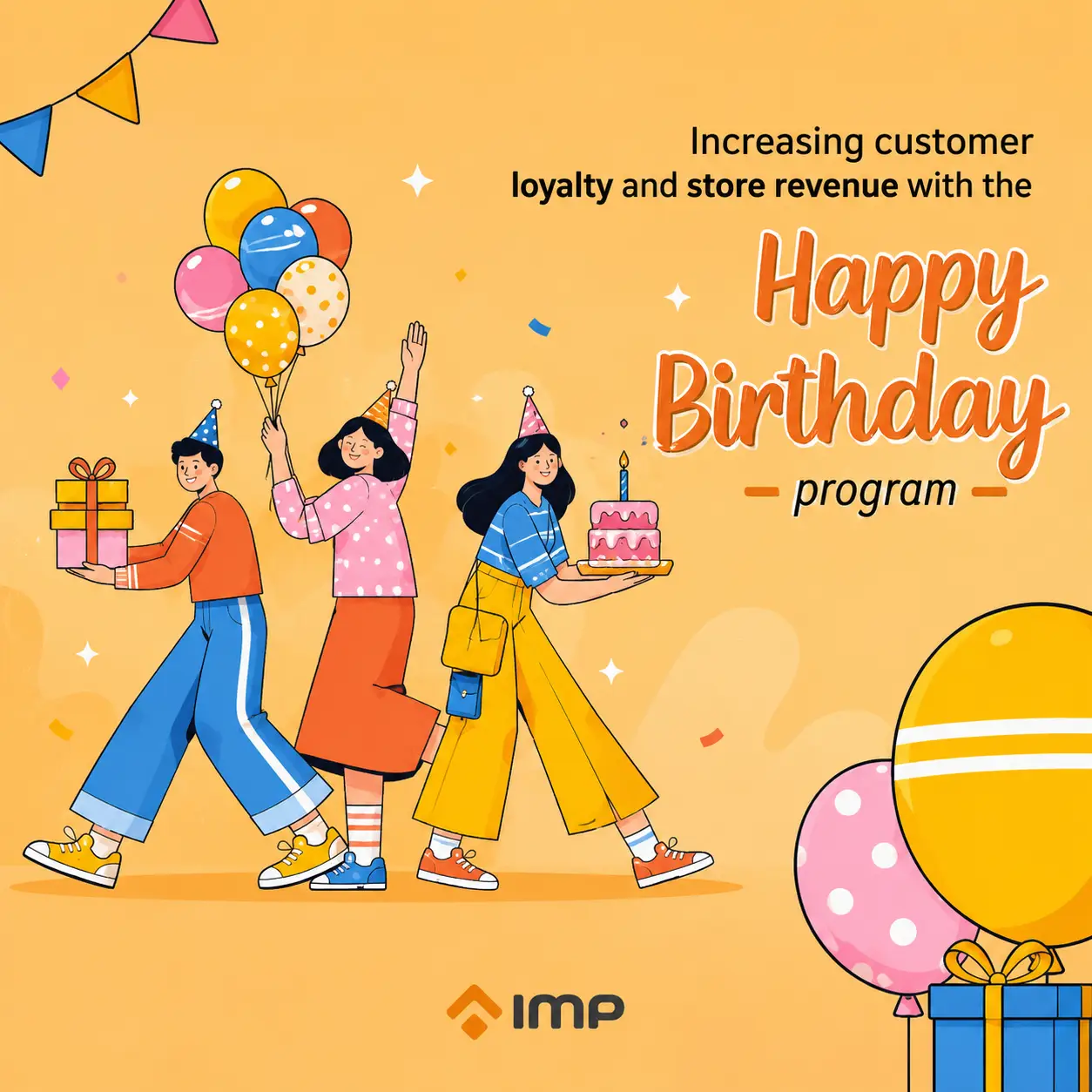 Increase customer loyalty and store revenue with the “Happy Birthday” program