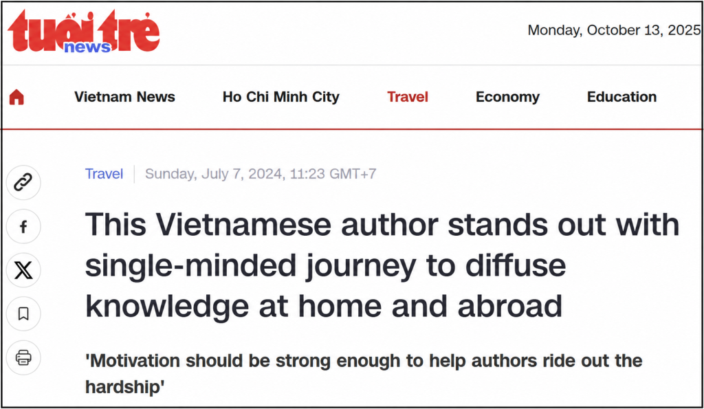 Proud To See Our CEO, Quan Vo, Featured On Tuoi Tre News