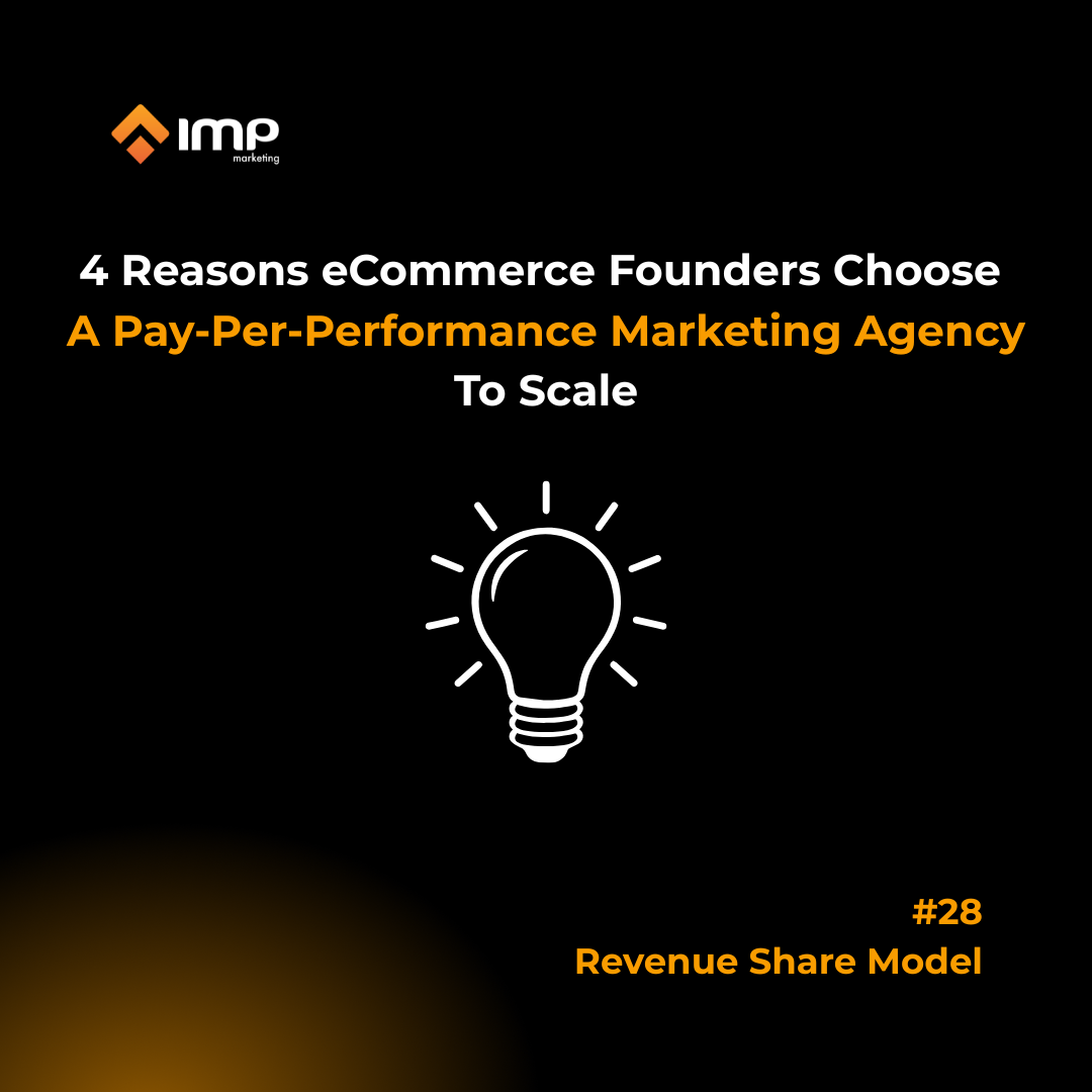 4 Reasons eCommerce Founders Choose A Pay-Per-Performance Marketing Agency To Scale