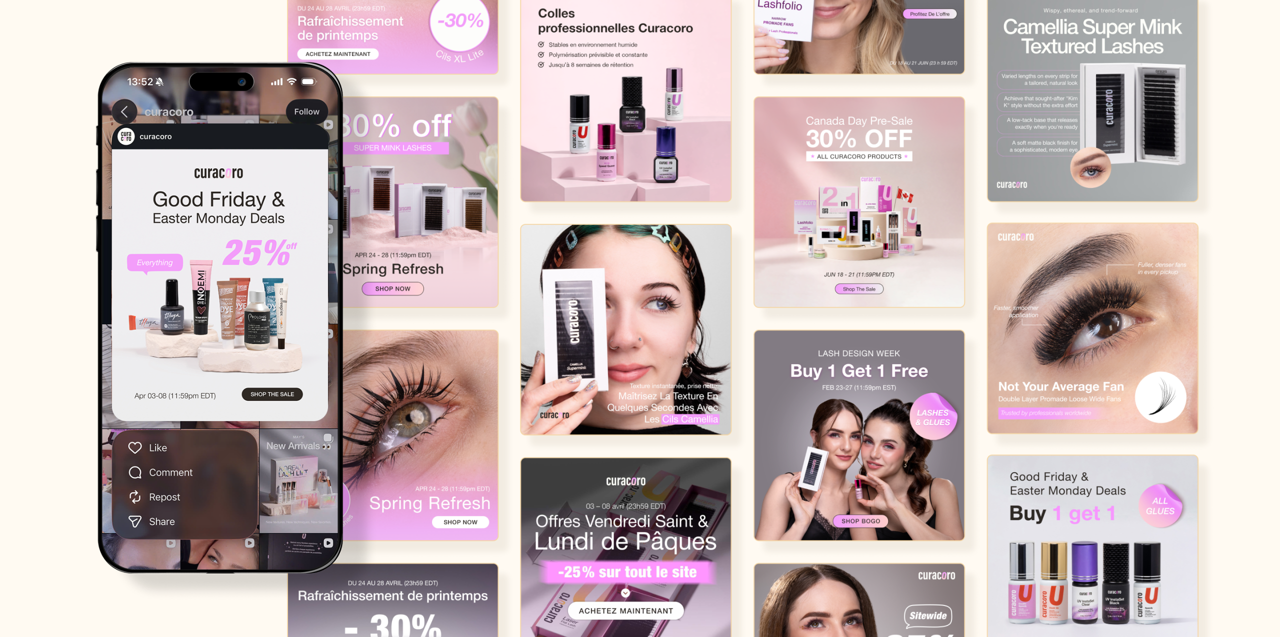Showcase ads