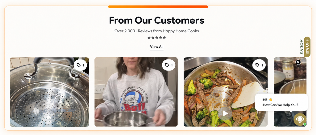 Customer Content Showing Products in Real-Life Use