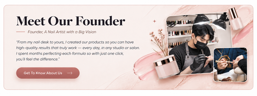 Meet Our Founder's Brand Story Section