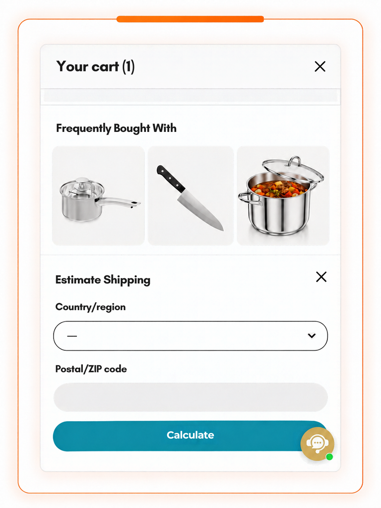 Estimated Shipping Time Displayed in Cart